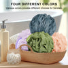Metene Shower Loofah Sponge 4 Pack, Body Wash Scrubber Exfoliator Loofa, Men Women Bathing Accessorie